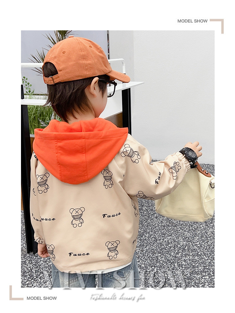 キッズ アウター 長袖 トップス ジップフードつき カジュアル シンプル ゆったり おしゃれ ジッパー あわせやすい 動きやすい 着やすい 