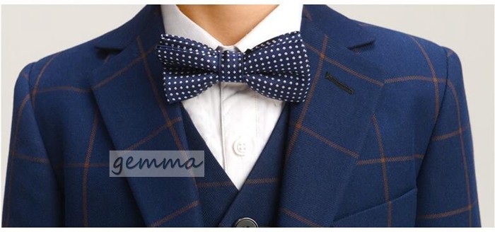 フォーマルスーツ キッズスーツ 子供服 5点セット 長袖 オシャレ 卒業式 入学式 七五三 120CM 発表会 男の子 ネイビー 送料無料 入園式 