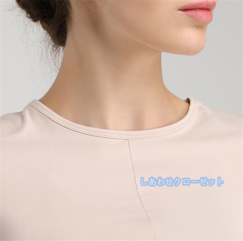 ヨガウェア レディース トップス 半袖 Tシャツ ホットヨガ 吸汗 かわいい 速乾 ランニングウェア スポーツウェア フィットネス おしゃれ 