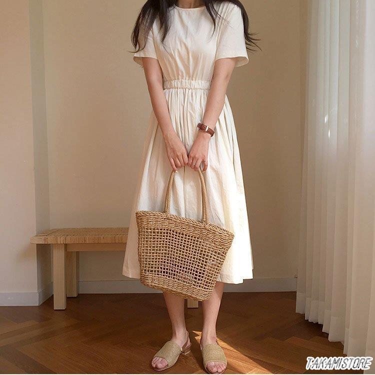 かごバッグ レディース 春夏 ハンドバッグ 草編みバッグ かばん トートバッグ 軽い 韓国風 ショルダーバッグ 小物入れ 麦わら おしゃれ 手提げバッグ ポーチ 