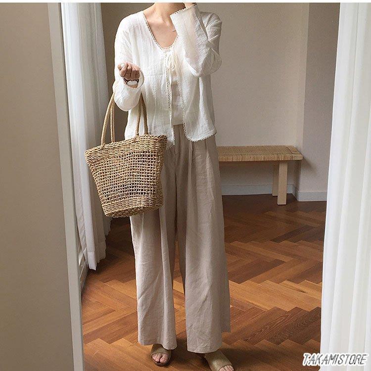 かごバッグ レディース 春夏 ハンドバッグ 草編みバッグ かばん トートバッグ 軽い 韓国風 ショルダーバッグ 小物入れ 麦わら おしゃれ 手提げバッグ ポーチ 