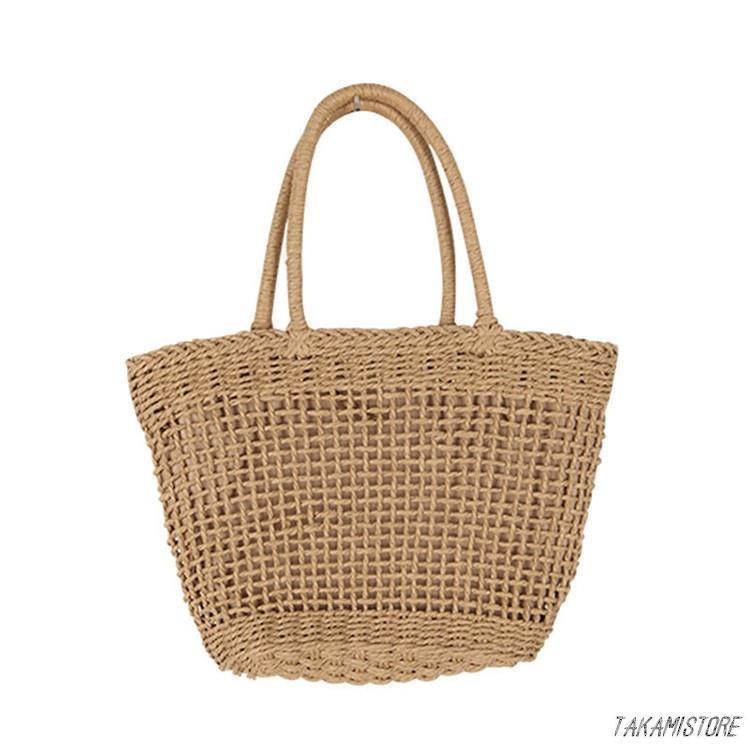 かごバッグ レディース 春夏 ハンドバッグ 草編みバッグ かばん トートバッグ 軽い 韓国風 ショルダーバッグ 小物入れ 麦わら おしゃれ 手提げバッグ ポーチ 