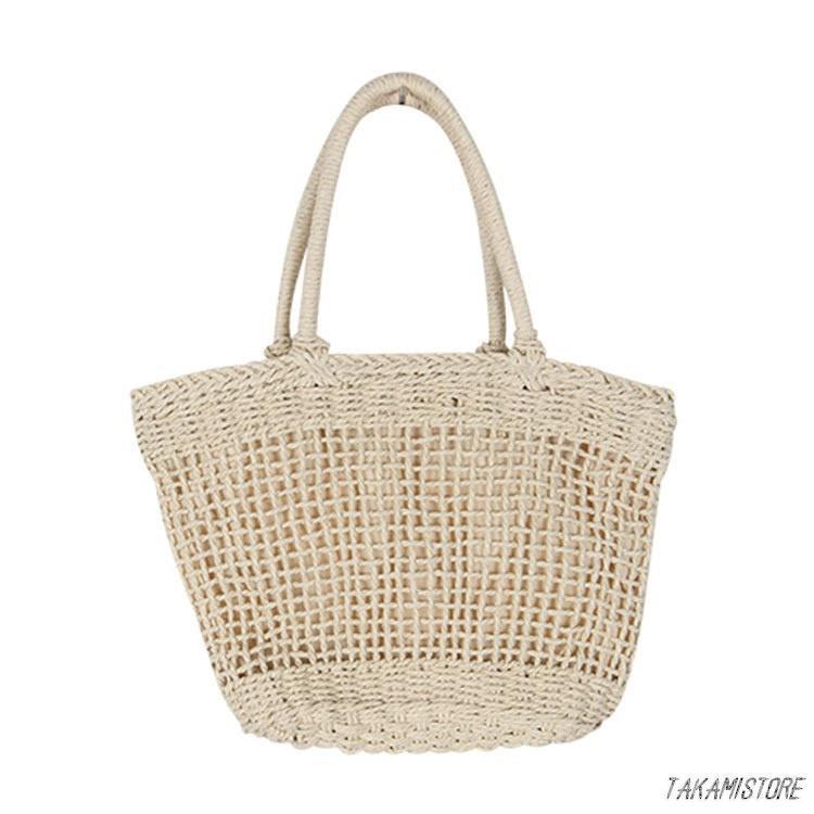 かごバッグ レディース 春夏 ハンドバッグ 草編みバッグ かばん トートバッグ 軽い 韓国風 ショルダーバッグ 小物入れ 麦わら おしゃれ 手提げバッグ ポーチ 