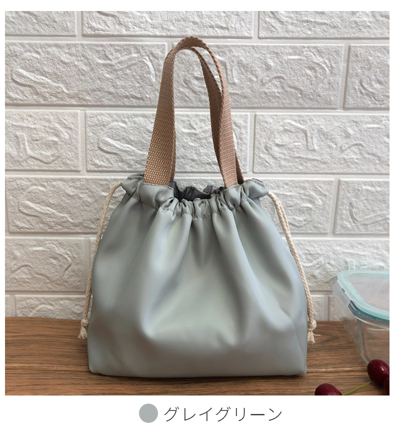 ランチバッグ ランチトート 巾着型 防水 お弁当 お弁当袋 通勤 通学 巾着袋 ペットボトル 子供 エコバッグ レディース 買い物袋 学童弁当 メンズ キッズ 