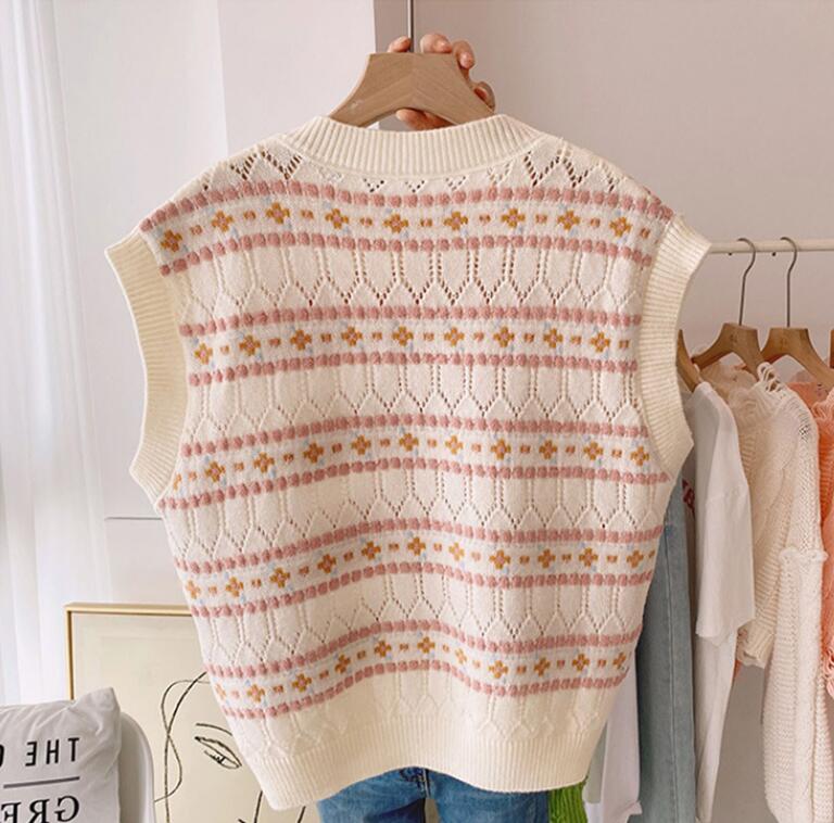 ベスト レディース 春 秋冬 アウター Uネック オーバーサイズ ゆったり プルオーバー かわいい ノースリーブ 肩落ち レイヤード カジュアル おしゃれ 