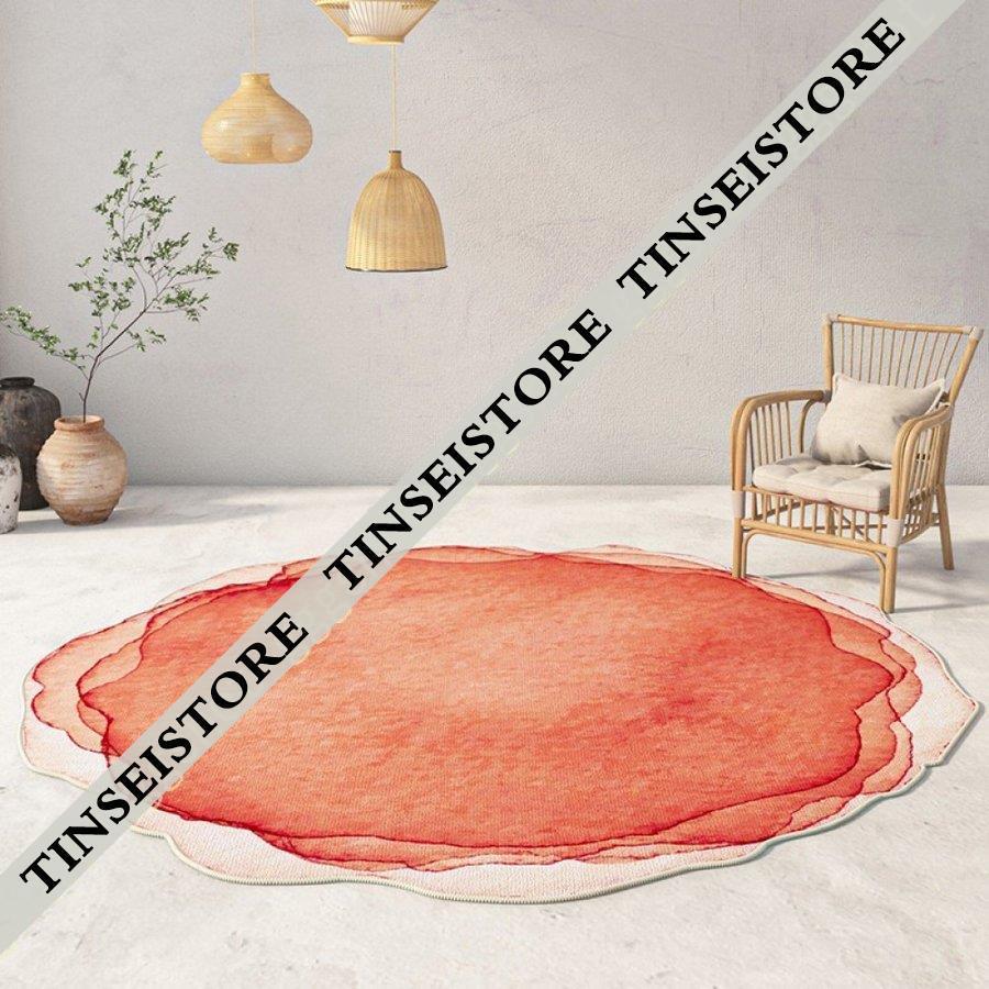 北欧 円 丸ラグマット部屋 丸型カーペット 円形 ラグ おしゃれ マット書斎 洗える まる型 カーペッ ラグ 丸いカーペット 床暖房対応 カーペット 円形 