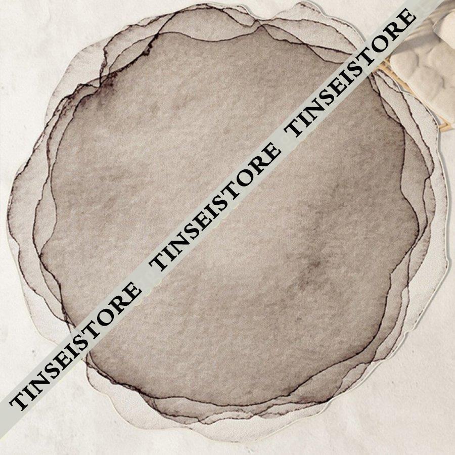 北欧 円 丸ラグマット部屋 丸型カーペット 円形 ラグ おしゃれ マット書斎 洗える まる型 カーペッ ラグ 丸いカーペット 床暖房対応 カーペット 円形 