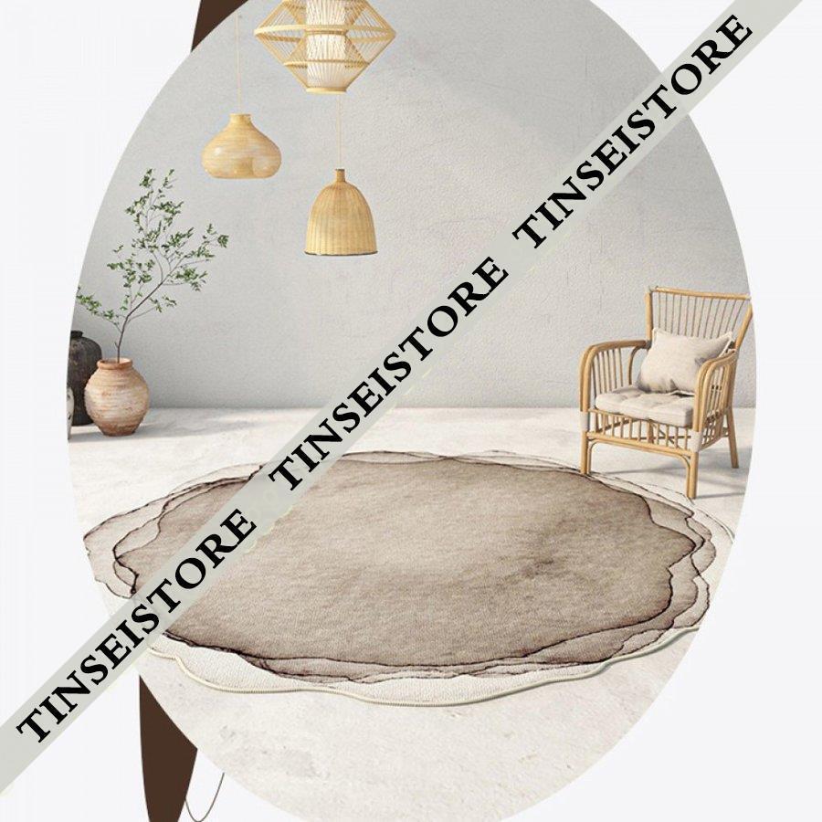 北欧 円 丸ラグマット部屋 丸型カーペット 円形 ラグ おしゃれ マット書斎 洗える まる型 カーペッ ラグ 丸いカーペット 床暖房対応 カーペット 円形 