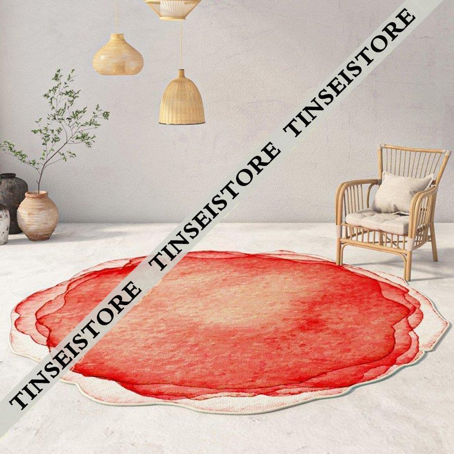 北欧 円 丸ラグマット部屋 丸型カーペット 円形 ラグ おしゃれ マット書斎 洗える まる型 カーペッ ラグ 丸いカーペット 床暖房対応 カーペット 円形 