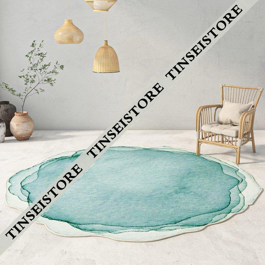 北欧 円 丸ラグマット部屋 丸型カーペット 円形 ラグ おしゃれ マット書斎 洗える まる型 カーペッ ラグ 丸いカーペット 床暖房対応 カーペット 円形 