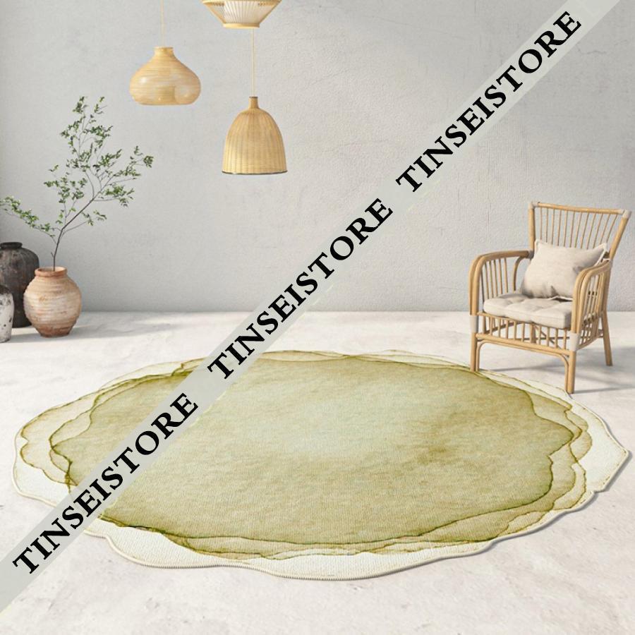 北欧 円 丸ラグマット部屋 丸型カーペット 円形 ラグ おしゃれ マット書斎 洗える まる型 カーペッ ラグ 丸いカーペット 床暖房対応 カーペット 円形 