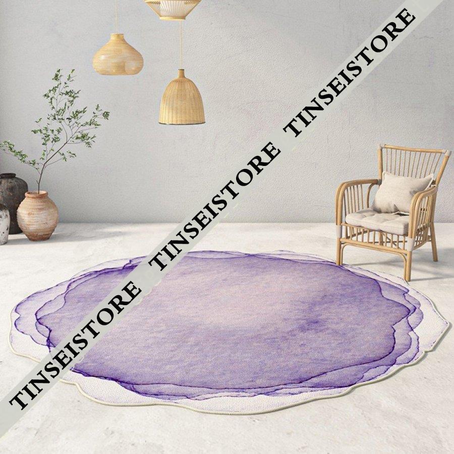 北欧 円 丸ラグマット部屋 丸型カーペット 円形 ラグ おしゃれ マット書斎 洗える まる型 カーペッ ラグ 丸いカーペット 床暖房対応 カーペット 円形 