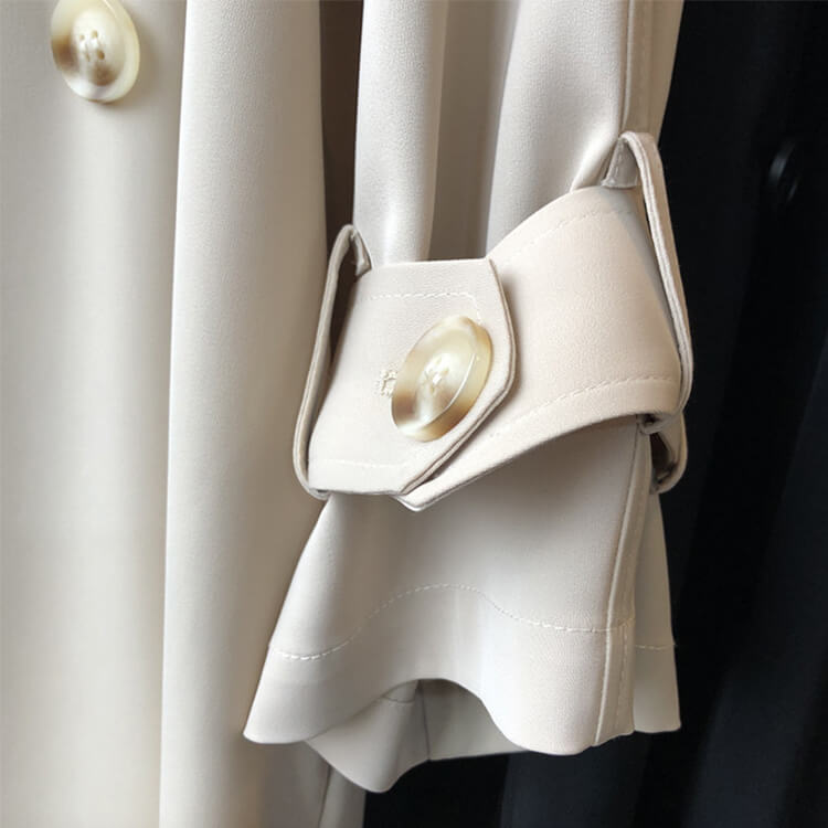 トレンチコート レディース 薄手 ひざ丈 アウター 上品 オープンエレ定番 春 ダブルボタン おしゃれ フォーマル 秋 シンプル 