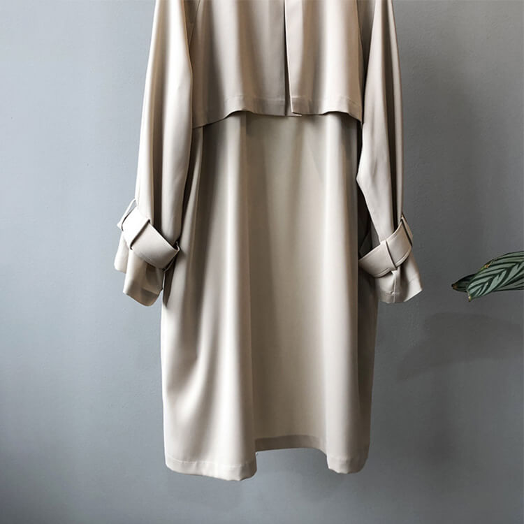 トレンチコート レディース 薄手 ひざ丈 アウター 上品 オープンエレ定番 春 ダブルボタン おしゃれ フォーマル 秋 シンプル 