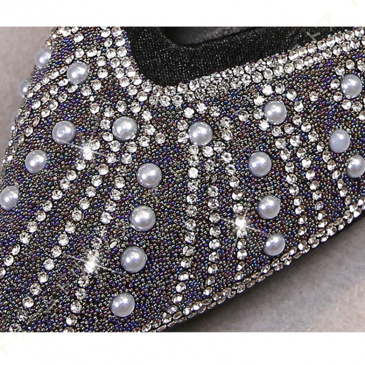 きれいめ パンプス ポインテッドトゥ 安定感 キラキラパンプス ウェッジソール 5CM スリッポン 痛くない 歩きやすい 通気性 走れる 脱げない 幅広 美脚 