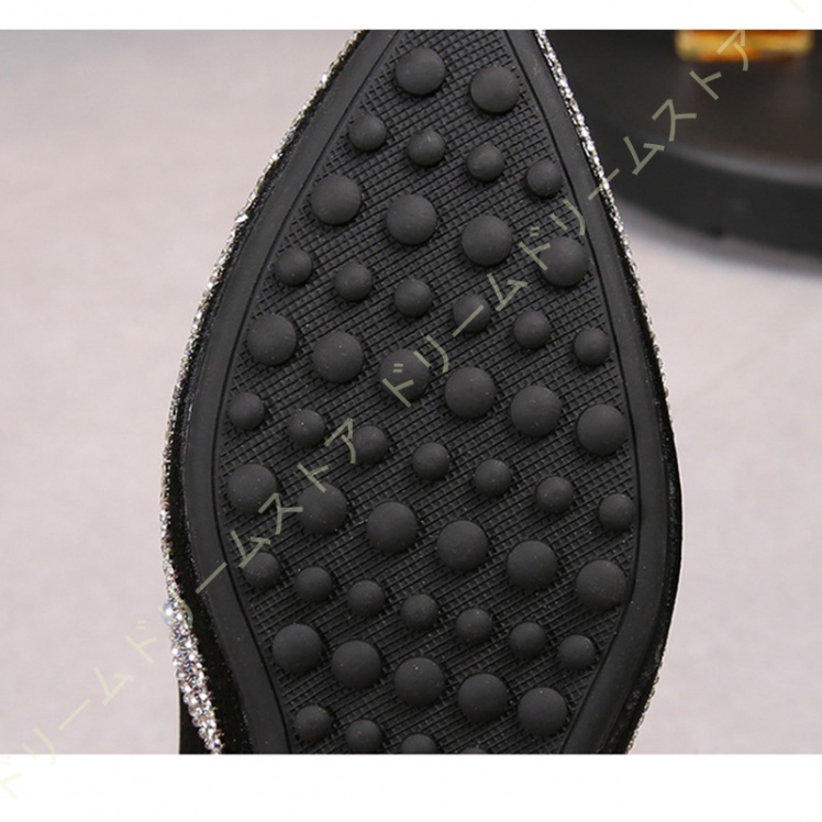 きれいめ パンプス ポインテッドトゥ 安定感 キラキラパンプス ウェッジソール 5CM スリッポン 痛くない 歩きやすい 通気性 走れる 脱げない 幅広 美脚 