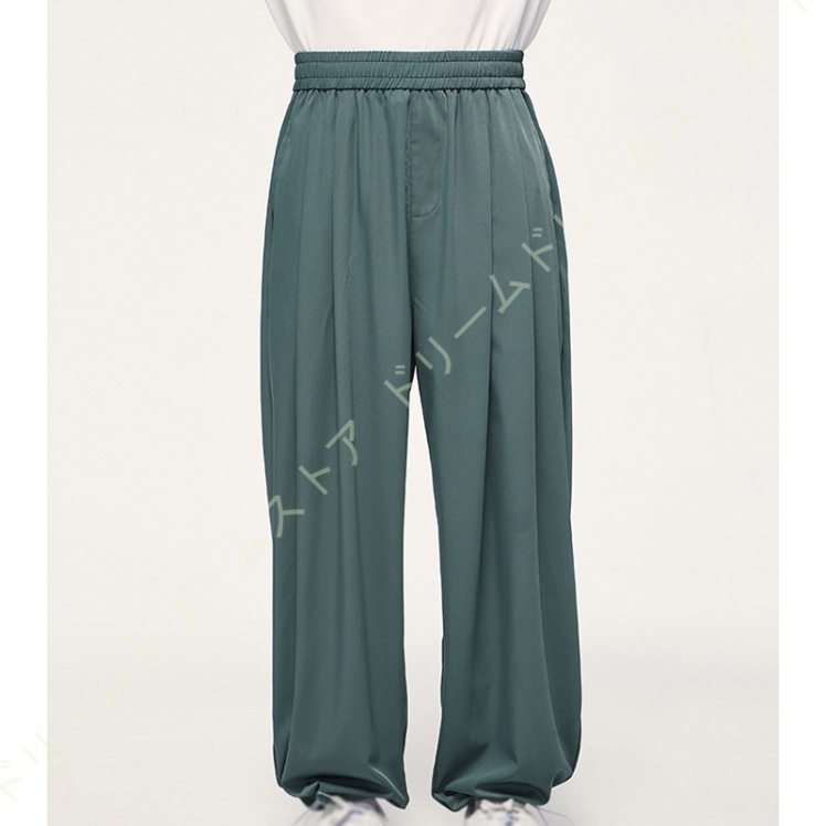 ワイドパンツ メンズ ロングパンツ 薄手 夏 イージーパンツ 体型カバー 男性 おしゃれ ストレートパンツ ゆったり サマーパンツ 長ズボン 楽チン 