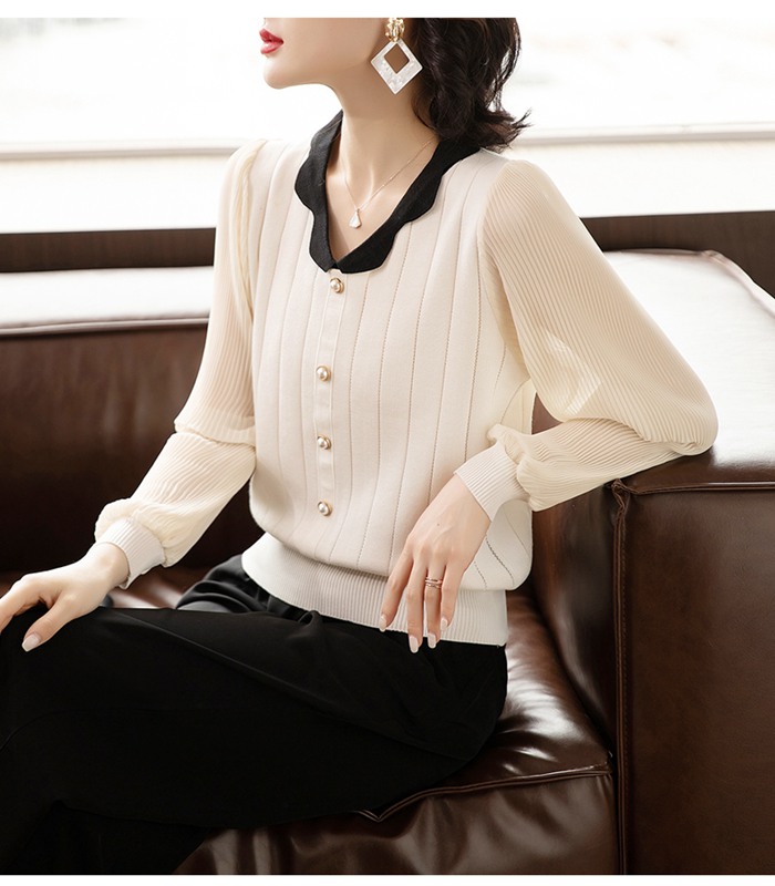 ニット レディース ニットトップス 長袖 Vネック トップス かわいい カジュアル 女性 ファッション 通勤 秋 無地 おしゃれ 春 