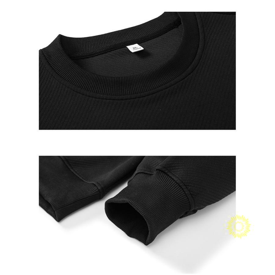 トレーナー 無地 メンズ スウェットシャツ 春服 長袖 シンプル トップス カジュアル ゆったり ペア お洒落 プルオーバー クルーネック 