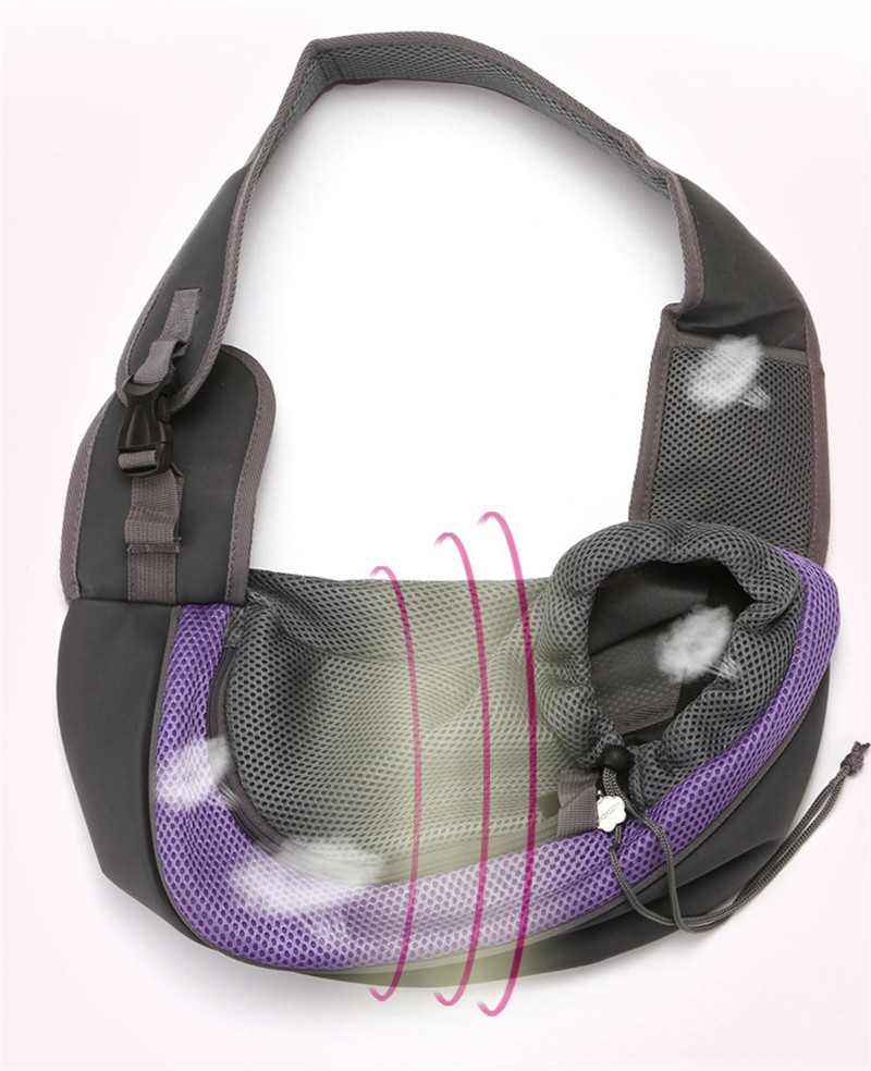 ペットスリング 犬 猫 抱っこ紐 キャリーバッグ ドッグスリング お出掛け 小型犬 お散歩 ポケット付き 無地 持ち運び 飛び出し防止 折りたたみ 