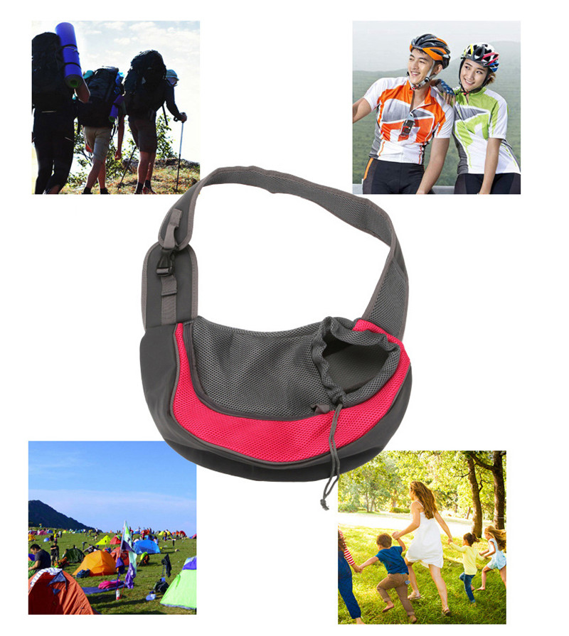 ペットスリング 犬 猫 抱っこ紐 キャリーバッグ ドッグスリング お出掛け 小型犬 お散歩 ポケット付き 無地 持ち運び 飛び出し防止 折りたたみ 