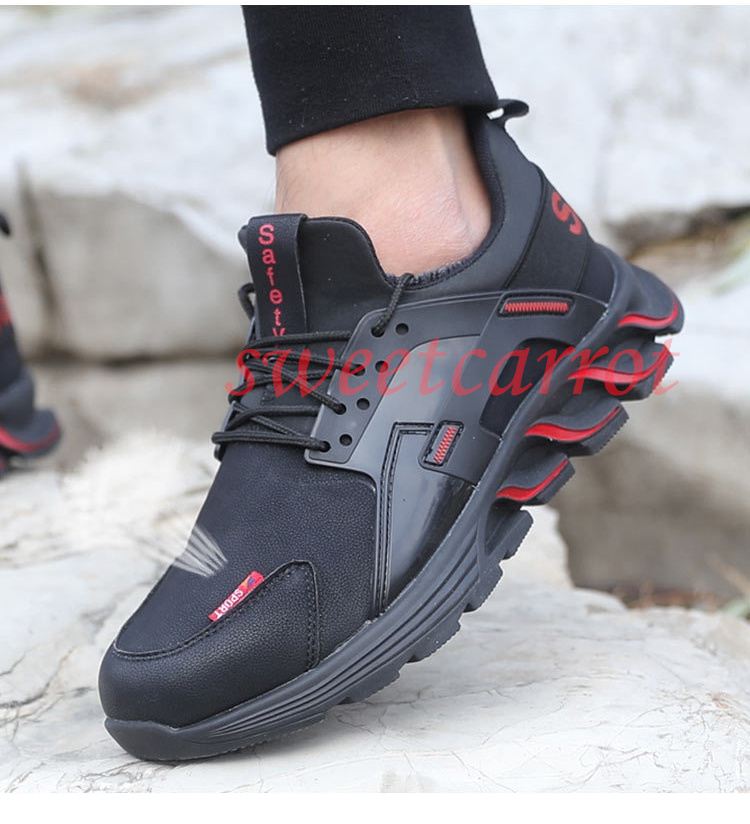 安全靴 メンズ おしゃれ 作業靴 滑り止め 通気 工業用品 安全保護 つま先保護 スニーカー 男性用 作業用品 踏み抜き防止 