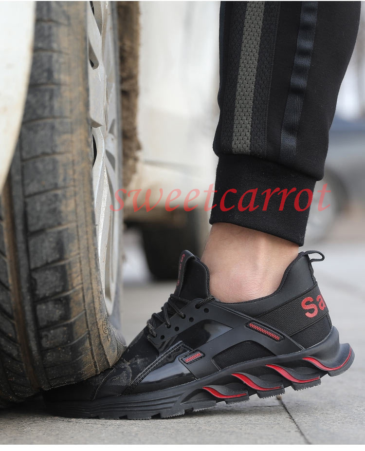安全靴 メンズ おしゃれ 作業靴 滑り止め 通気 工業用品 安全保護 つま先保護 スニーカー 男性用 作業用品 踏み抜き防止 