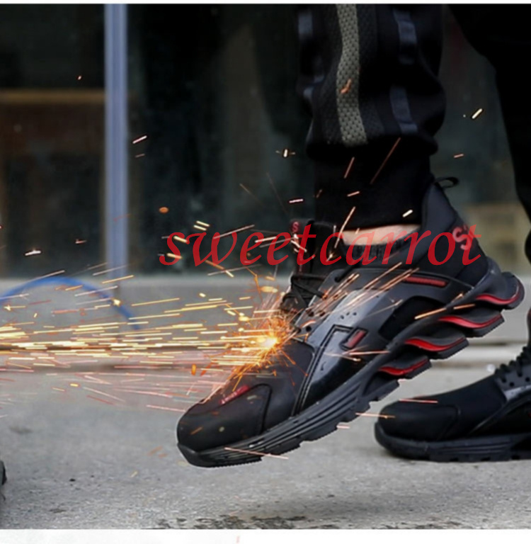 安全靴 メンズ おしゃれ 作業靴 滑り止め 通気 工業用品 安全保護 つま先保護 スニーカー 男性用 作業用品 踏み抜き防止 