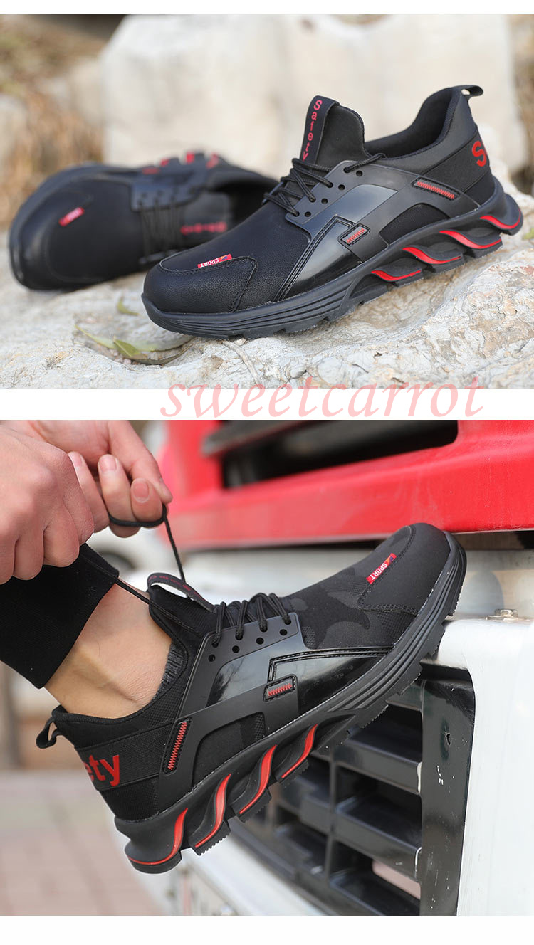 安全靴 メンズ おしゃれ 作業靴 滑り止め 通気 工業用品 安全保護 つま先保護 スニーカー 男性用 作業用品 踏み抜き防止 