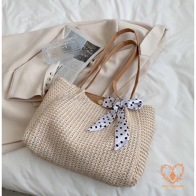 かごバッグ レディース トートバッグ 夏 A4 カゴバッグ ハンドバッグ ショルダーバッグ リボン付き 手提げ 大人可愛い バッグ 大容量 リゾート 