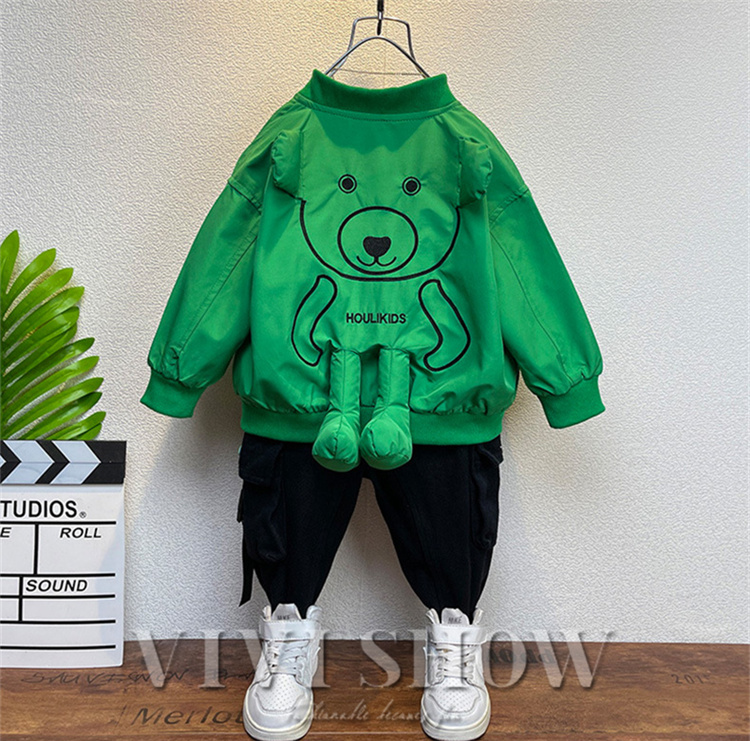 キッズ アウター ジャンパー 長袖 トップス シンプル かわいい アニマル カジュアル おしゃれ あわせやすい 着やすい ゆったり 動きやすい 