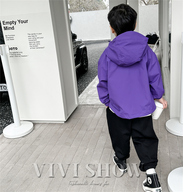 キッズ アウター 長袖 トップス フードつき カジュアル ジップおしゃれ ゆったり シンプル 動きやすい あわせやすい 着やすい ノーハイネック 