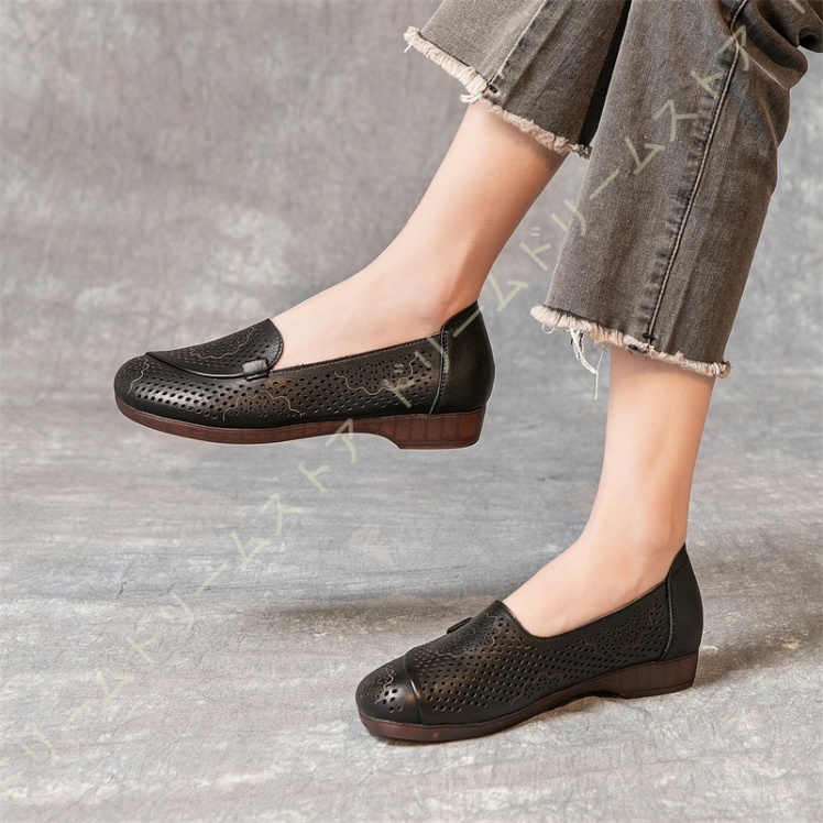 ウェッジソール パンプス レディース ラウンドトゥ 滑り止め 走れるパンプス レディーズ 幅広 フォーマル シンプル コンフォート仕事用 