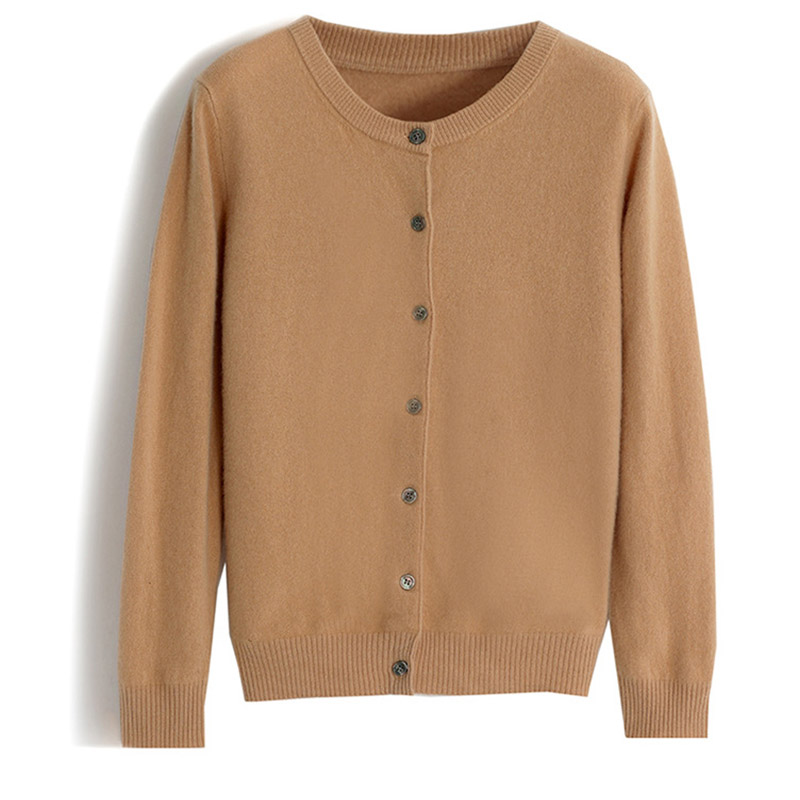 カーディガン レディース 春秋 ニット オフィス 洗えるゆったり おしゃれ カーデ 丸首 通勤 トップス 羽織り シンプル ニット 接触冷感 ボタントップス Vネック 