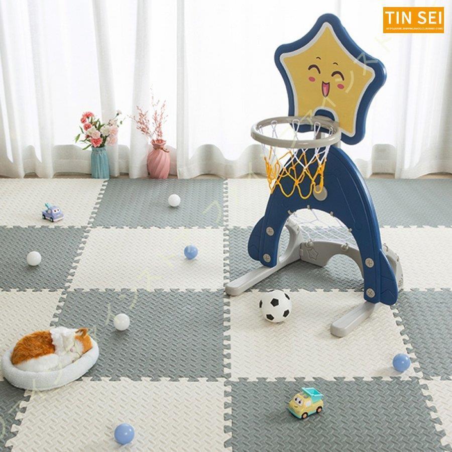 ジョイントマット 大判 厚手 北欧 おしゃれ かわいい サイドパーツ 床暖房対応 防音 ベビー 立体感 無地 赤ちゃん フロアマット カラフル 子供 すべりにくい 