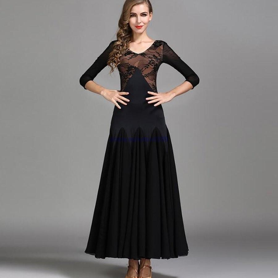 ダンスウェア ステージ衣装 競技会 競技用 レディース ワンピース パーティー舞台衣装 全3色 演出服 モダンドレス 社交ダンス 