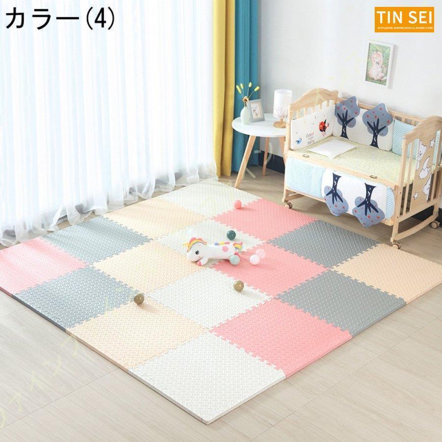 ジョイントマット 大判 サイドパーツ付 単色対応 床暖房対応マット 赤ちゃん パズルマット プレイマット ベビー 断熱 フロアマット 床暖房対応 カラフル 防音 