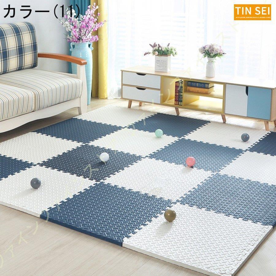 ジョイントマット 大判 サイドパーツ付 単色対応 床暖房対応マット 赤ちゃん パズルマット プレイマット ベビー 断熱 フロアマット 床暖房対応 カラフル 防音 