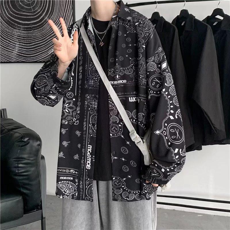 レトロシャツ メンズ 夏 長袖 ボタンダウンシャツ カジュアル 個性ビジネス ワイシャツ シャツ 長袖シャツ 通勤 開襟 通学 自由に選べる2枚セット 