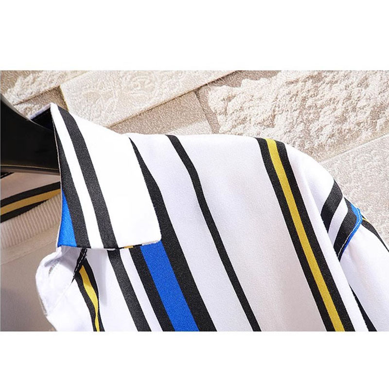 シャツ メンズ 長袖 ストライプシャツ カジュアル ワイシャツ お兄系 秋服 春物 ビジネス ファッション 