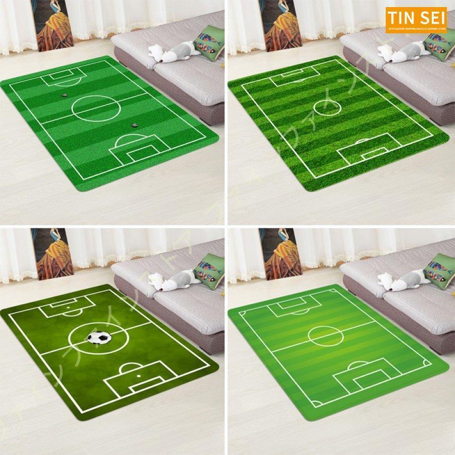 キッズマット キッズラグ プレイマット カーペット サッカー場 運動場 床暖房対応 のスポーツ 男の子 練習場 サッカー おしゃれ 親子ゲーム 