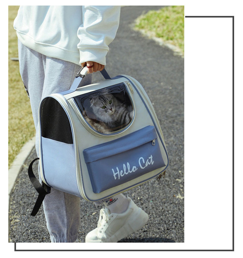 ペットバッグ 猫 小型犬 抱っこバッグ リュック型 ペットスリング 両手解放 キャリーバッグ 小型犬 飛ぶ防止 中型 お出かけ用 猫兼用 通気 