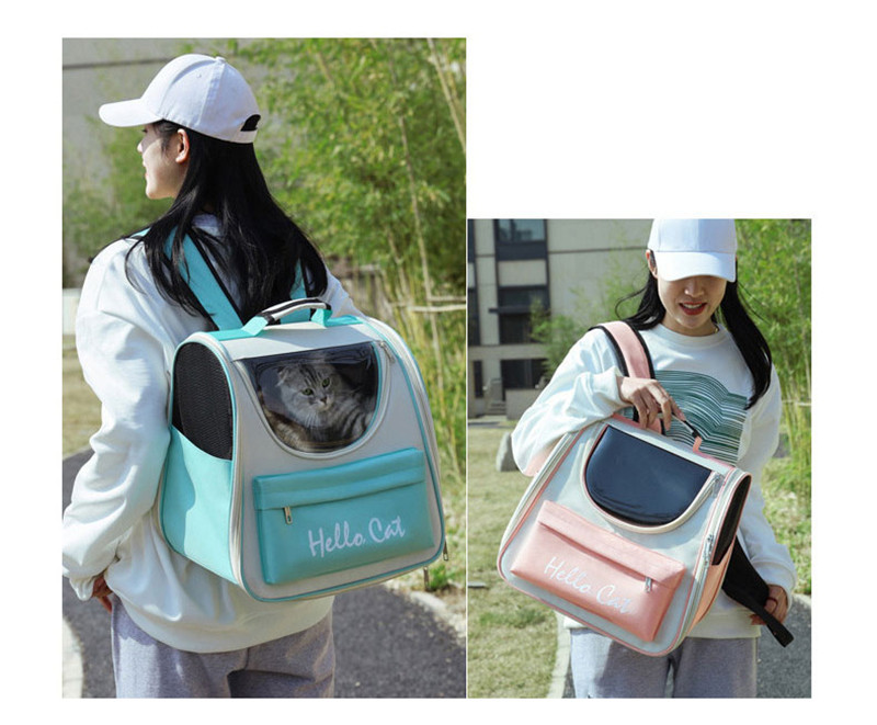 ペットバッグ 猫 小型犬 抱っこバッグ リュック型 ペットスリング 両手解放 キャリーバッグ 小型犬 飛ぶ防止 中型 お出かけ用 猫兼用 通気 