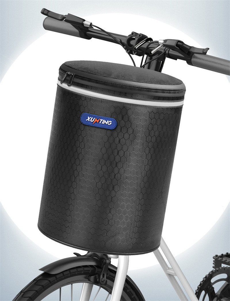 自転車かご 前かご 折りたたみ式 簡単脱着 耐荷重10KG 自転車カゴ バスケット 脱着式 防水 軽量 簡単 山地車 蓋付き 大容量 取り付け 