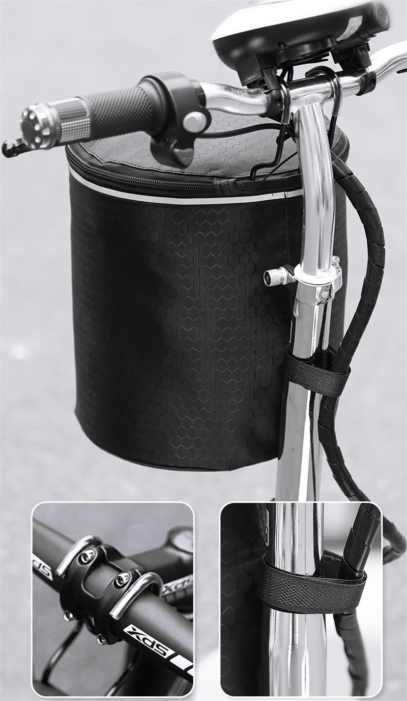 自転車かご 前かご 折りたたみ式 簡単脱着 耐荷重10KG 自転車カゴ バスケット 脱着式 防水 軽量 簡単 山地車 蓋付き 大容量 取り付け 