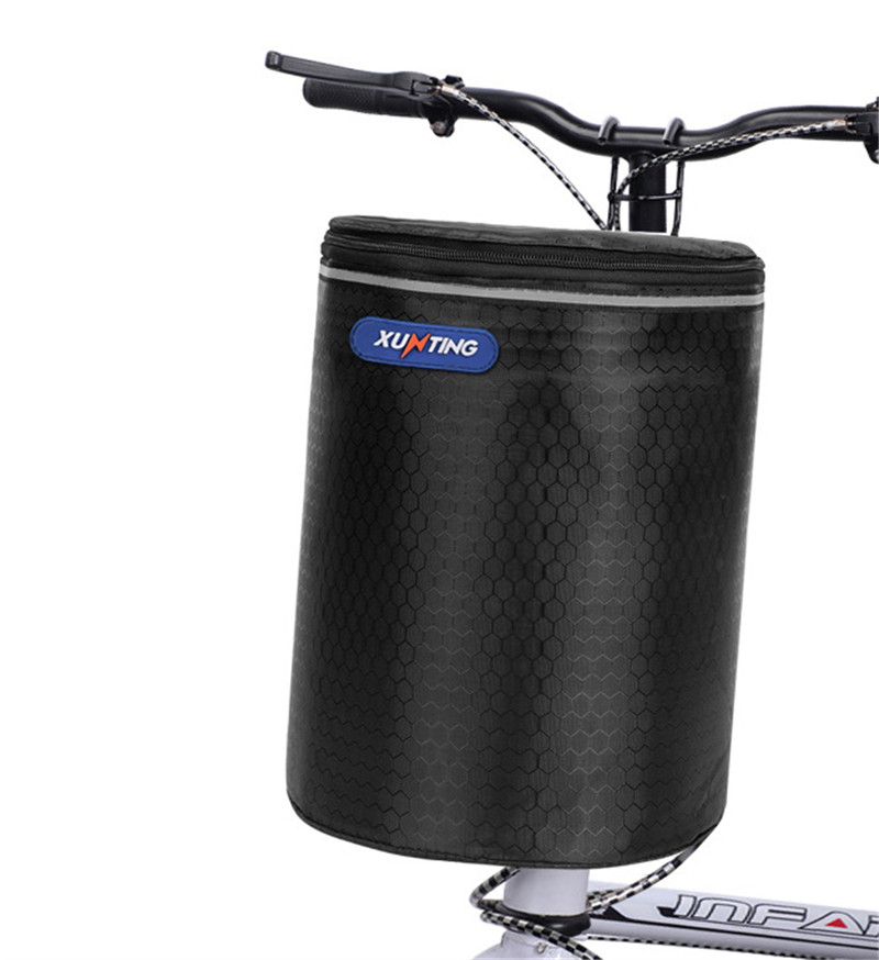 自転車かご 前かご 折りたたみ式 簡単脱着 耐荷重10KG 自転車カゴ バスケット 脱着式 防水 軽量 簡単 山地車 蓋付き 大容量 取り付け 