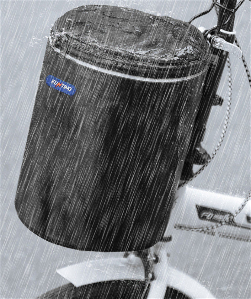 自転車かご 前かご 折りたたみ式 簡単脱着 耐荷重10KG 自転車カゴ バスケット 脱着式 防水 軽量 簡単 山地車 蓋付き 大容量 取り付け 