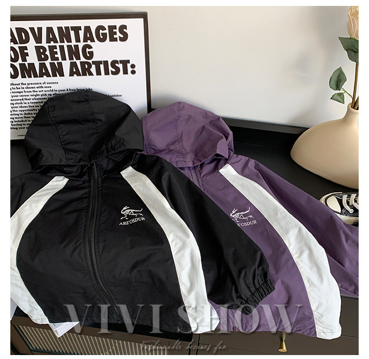 キッズ アウター 長袖 トップス シンプル フードつき おしゃれ あわせやすい カジュアル 着やすい ポケット ゆったり 動きやすい ジップジャンパー 