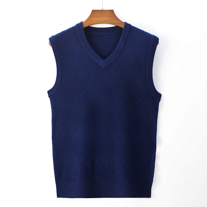 ニットベスト メンズ Vネック 袖なしセーター 無地 ゆったり 20代30代40代 ベスト 紳士服 トップス ビジネスベスト 男性 春秋冬 洗える プルオーバー カジュアル