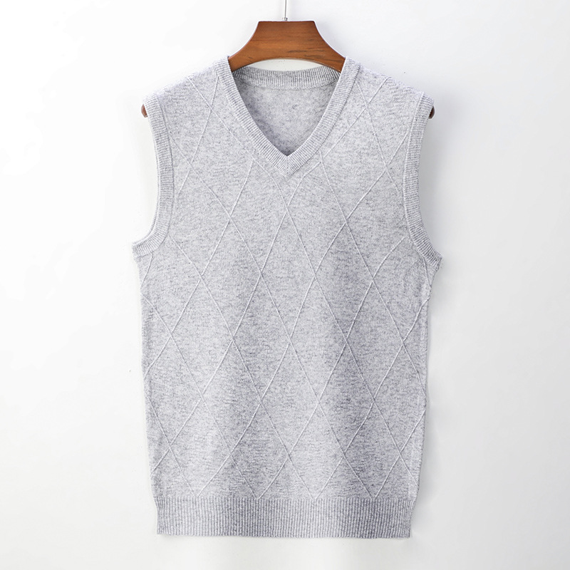 ニットベスト メンズ Vネック 袖なしセーター 無地 ゆったり 20代30代40代 ベスト 紳士服 トップス ビジネスベスト 男性 春秋冬 洗える プルオーバー カジュアル